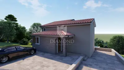 Building plot 2,898 m², Grožnjan - 3 houses - 9