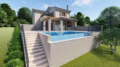 Building plot 2,898 m², Grožnjan - 3 houses - 5