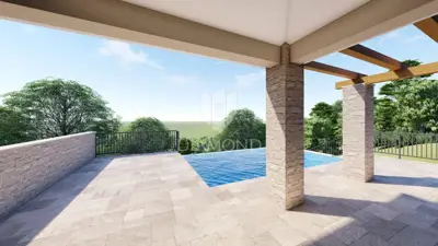 Building plot 2,898 m², Grožnjan - 3 houses - 7