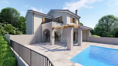 Building plot 2,898 m², Grožnjan - 3 houses - 6