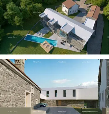 Projekt 3 800 m², Beram - Blick auf den See und Privatsphäre - 4