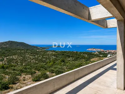 DALMACIJA, PRIMOŠTEN - Einer der höchsten Penthäuser mit Meerblick