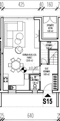 Centar, Kuća u nizu (dvoetažni stan), 115 m² - 8
