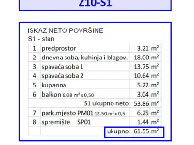 Stan 61 m², Veli vrh, Pula - vrt i loggia - 4