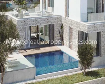 Villa 230 m², Insel Brač - Meerblick und Pool