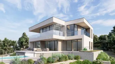 Vila 366 m², Otok Krk - panoramski pogled na more - 2