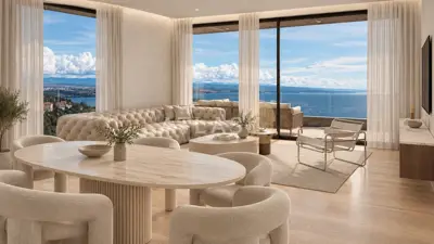 Penthouse, Ičići, privatna krovna terasa i bazen - 10