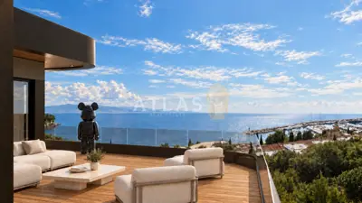 Penthouse, Ičići, privatna krovna terasa i bazen - 13
