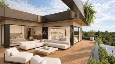Penthouse, Ičići, privatna krovna terasa i bazen - 5