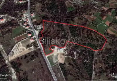 Prapatnica, land 2.5ha with ruined stone buildings, for sale - 2