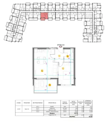 Stan 53 m², Umag - 800 m od mora i centra - 12