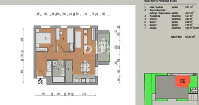 DUGO SELO - S6 3 Zimmer Wohnung im Neubau eines modernen Komplexes - 7