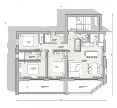 Apartment 113 m², Jadranovo - sea view and terrace - 8