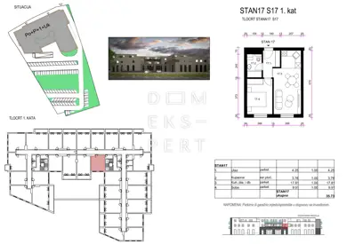 Resnik, Wohnung 17, 2 Zimmer Wohnung im ersten Stock, 35 m² - 13
