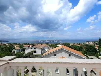 Apartman 63,69 m², Malinska - otvoren pogled na more - 2