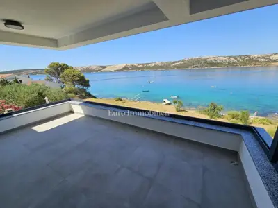 Stara Novalja - new apartment with three terraces, first row to the sea - 3