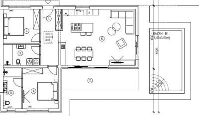 Villa 109 m², Prhati bei Barban, Pool und Hof - 3
