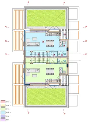 Apartment 148 m², Privlaka - 110 m from the beach, roof terrace - 10