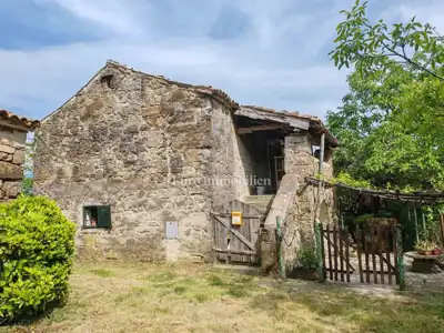 Istarsko selo, Cerovlje - 20 ha, autentična priroda - 16