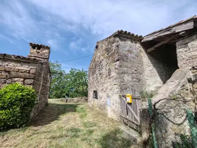 Istarsko selo, Cerovlje - 20 ha, autentična priroda - 17