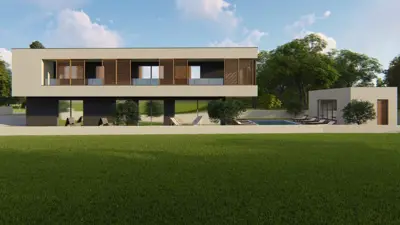 Building plot, Režanci, approved permit for a 240 m² villa - 5