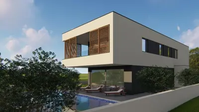 Building plot, Režanci, approved permit for a 240 m² villa - 4