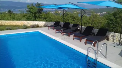 Villa 250 m², Uvala Soline - panoramski pogled na more - 4