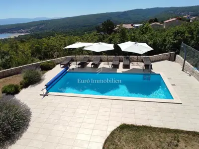 Villa 250 m², Uvala Soline - panoramski pogled na more - 5