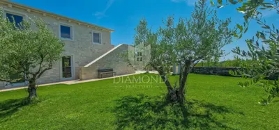 Vila 337 m², Brtonigla - bazen i pogled na more