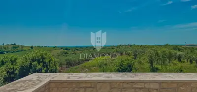 Vila 337 m², Brtonigla - bazen i pogled na more - 16