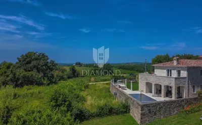 Vila 337 m², Brtonigla - bazen i pogled na more - 21