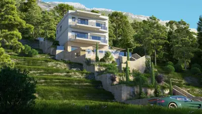Omiš, Pisak, zemljište, 481 m², građevinska dozvola