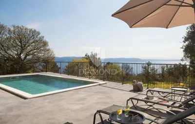 Rabac, Labin, vila s pogledom na more - 10