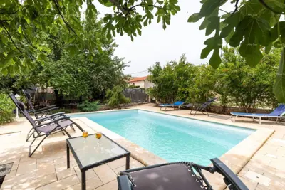 Stone houses with a pool, Marčana, sea view - 3