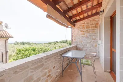 Stone houses with a pool, Marčana, sea view - 6