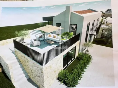 Kuća 2.500 m², Cerovlje - pogled na dvorac Belaj - 7