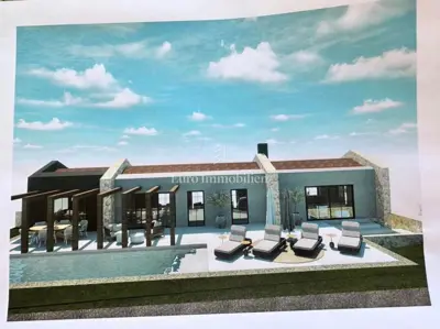 Kuća 2.500 m², Cerovlje - pogled na dvorac Belaj - 10