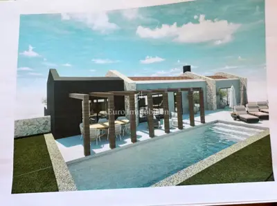 Kuća 2.500 m², Cerovlje - pogled na dvorac Belaj - 9