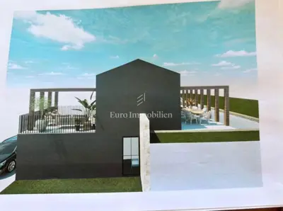 Kuća 2.500 m², Cerovlje - pogled na dvorac Belaj - 8