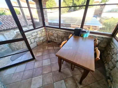 Umgebung von Poreč, Steinhaus in Reihe mit Pool und Wellnessbereich - 21