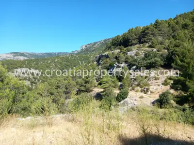 Landwirtschaftsfläche 130.765 m², Otok Brač, Meerblick - 9