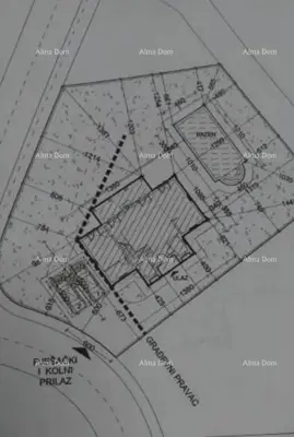 Građevinsko zemljište s projektom i plaćenim komunalijama