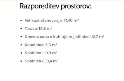 Stan 71 m², Umag, 2 spavaće sobe i terasa - 12