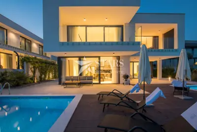 Dvojna vila 264 m², Veprinac, panoramski pogled na more - 22