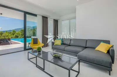 Dvojna vila 264 m², Veprinac, panoramski pogled na more - 2