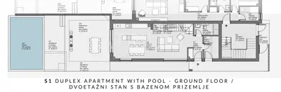 Stan 166 m², Vodice - privatni bazen i vrt - 14