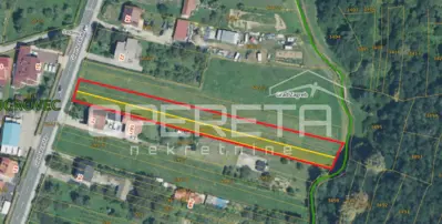 Zemljište 3.767 m², Sesvete, Đurđekovec - uz cestu - 3