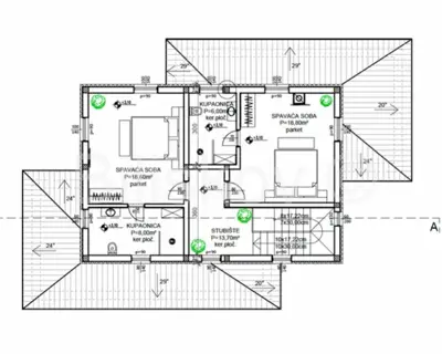 Vila 170 m², Frata kod Poreča, grijani bazen i vrt - 13