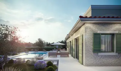 Vila 170 m², Frata kod Poreča, grijani bazen i vrt - 7