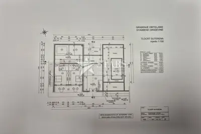 Gorski kotar, Stari Laz - plot with building permit and project - 10